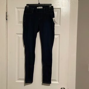 Amazon essentials jeggings, navy blue jean, size XS regular.